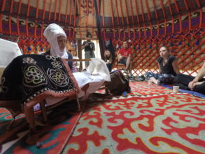 Learn about the nomadic history of Central Asia by learning about yurts and local customs on the former Silk Road