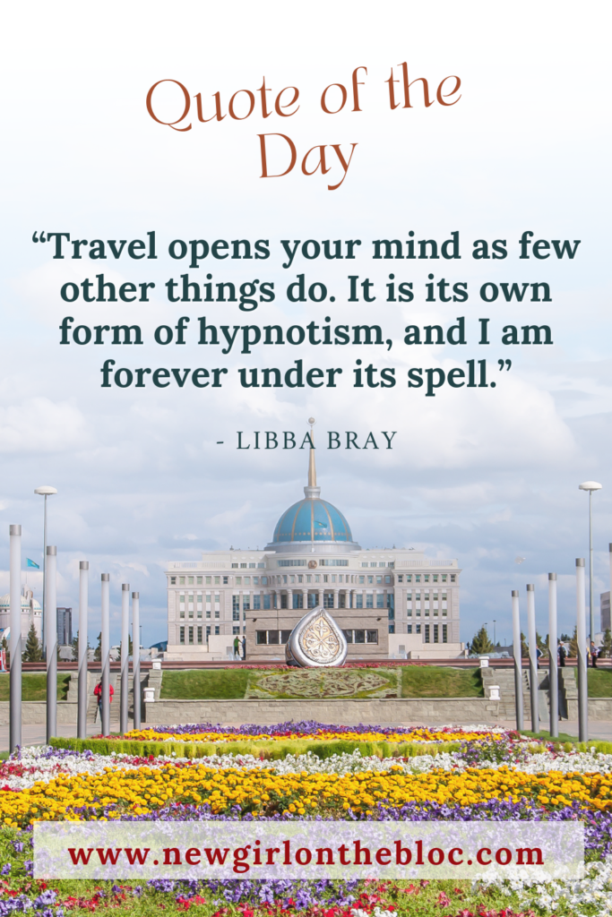 Travel Quote Kazakhstan Central Asia Libba Bray