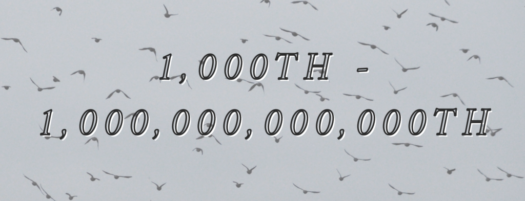 Ordinal Numbers in Russian - New Girl on the Bloc - 1,000th-1,000,000,000th