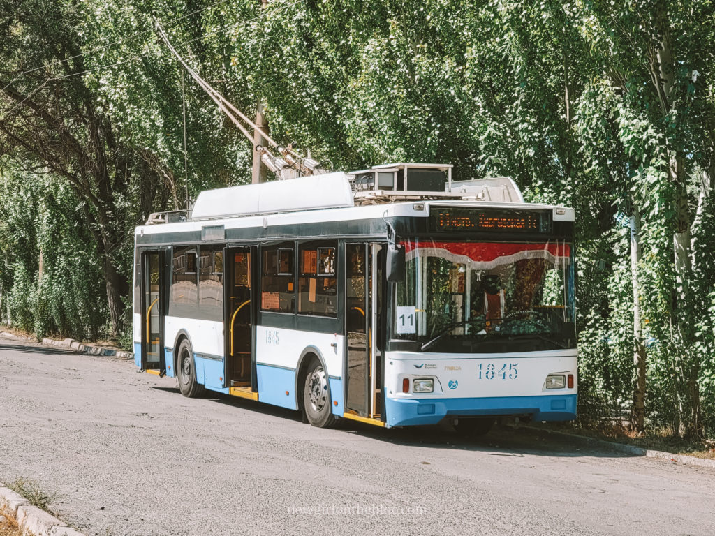 Trolleybus in Bishkek, Kyrgyzstan -  10 Best Things to Do in Bishkek