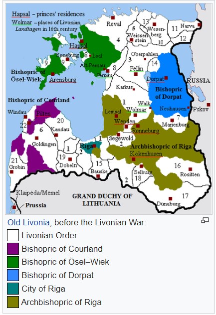 The Livonian Confederation before it ceased to exist in the Livonian War | The History of the Baltics