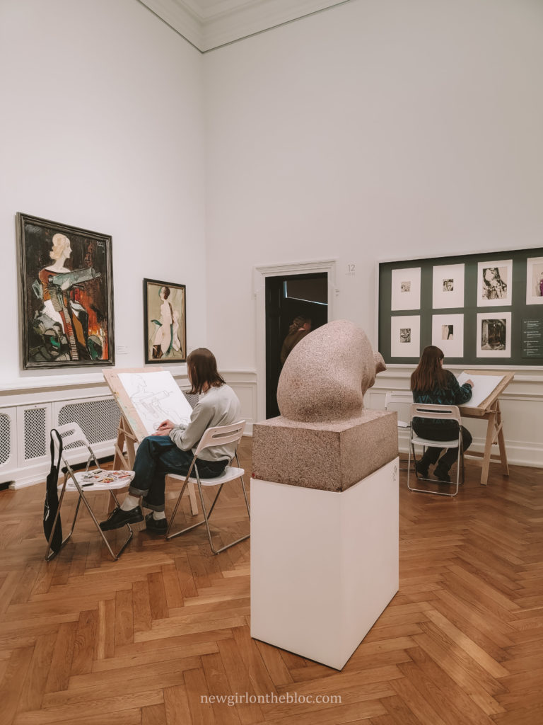 Artists painting at the Latvian National Museum of Art | 10 Best Things to Do in Riga, Latvia