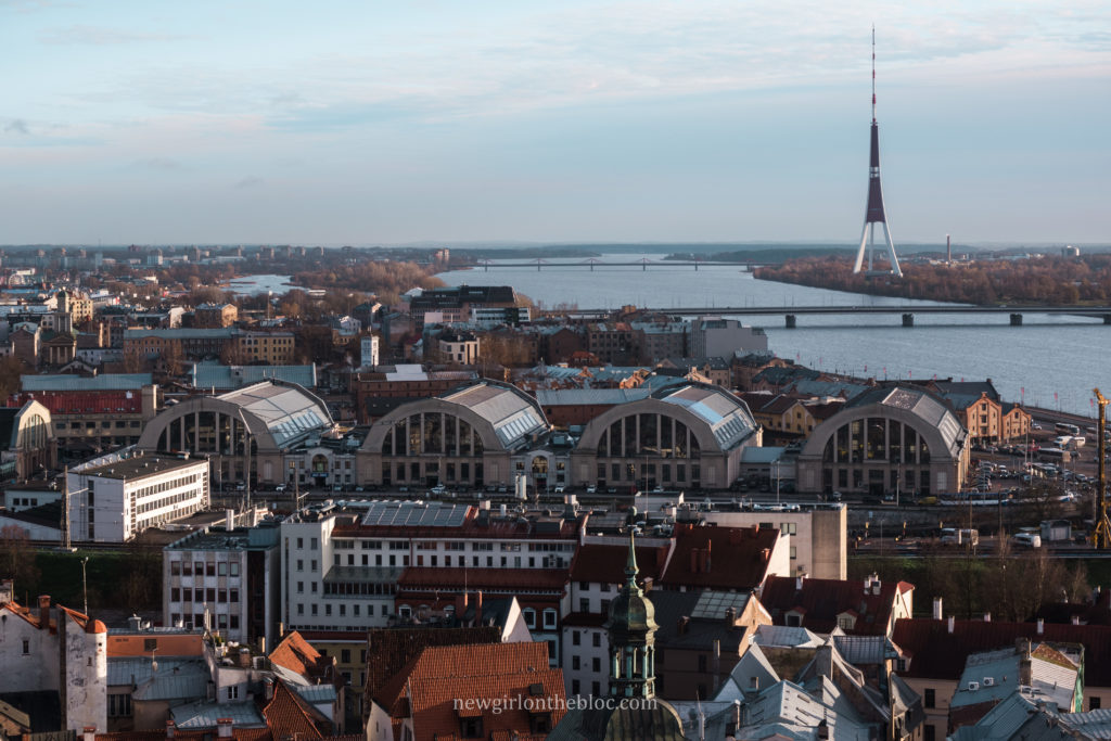 View of the Riga Central Market from the top of St. Peter's Church Tower in Riga, Latvia | 10 Best Things to Do in Riga, Latvia