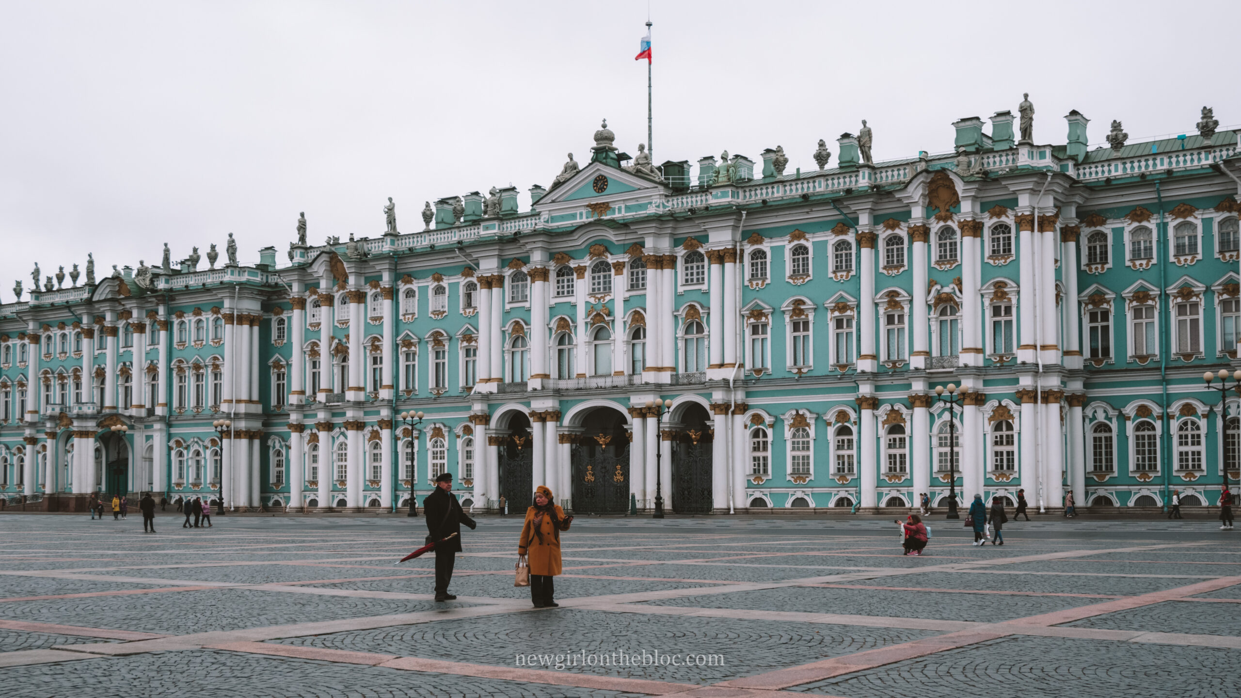 Hermitage Museum in Palace Square in Saint Petersburg, Russia