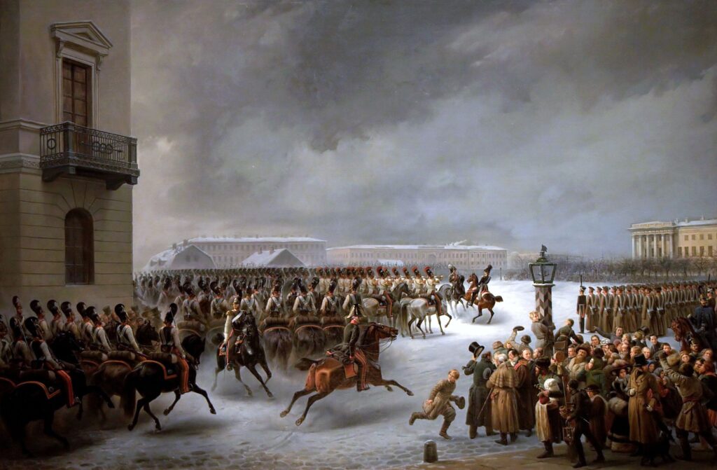 Decembrists at Peter's Square - Early Russian history