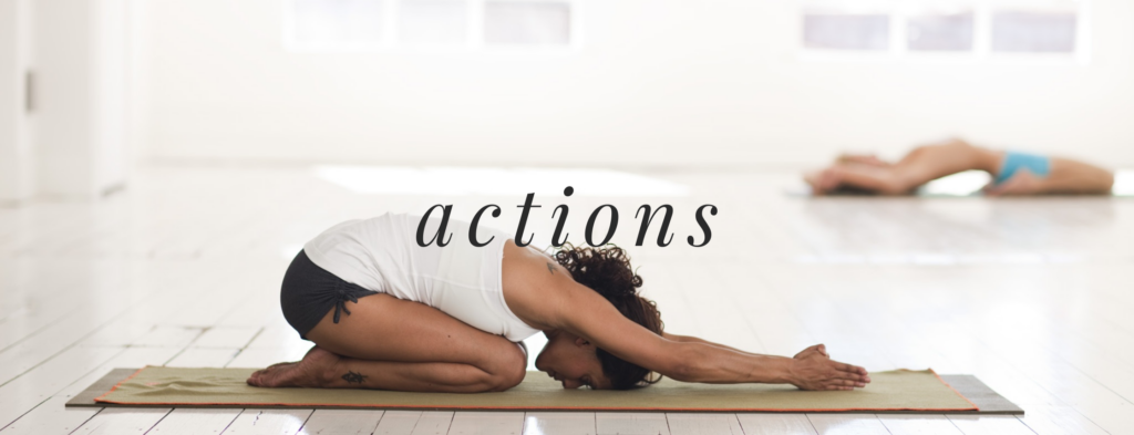 Actions - Yoga Vocabulary in Russian
